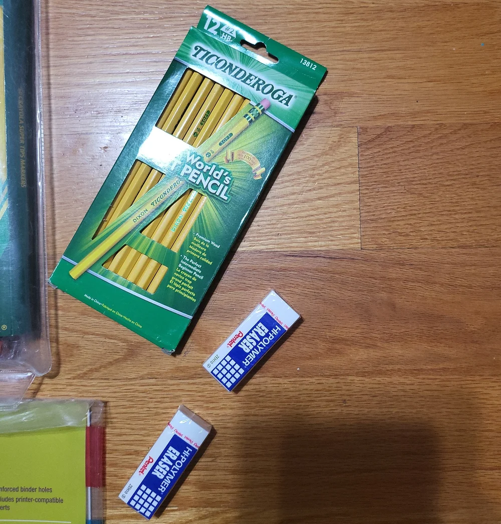 Assorted School Supplies. All New.